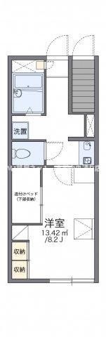 レオパレスカワシマの間取り画像