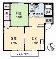 ヴィラパルクウカイ A棟の間取り画像