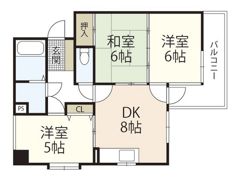 カザルスコートの間取り画像