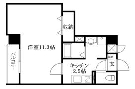ミッキーロイヤル勝山の間取り画像