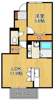 フラワーヒルズ藤の間取り画像
