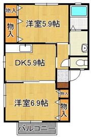 アヴニール緑ヶ丘の間取り画像