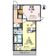 D-Residence諸江Ⅰの間取り画像