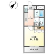 フルハウス西阿知の間取り画像