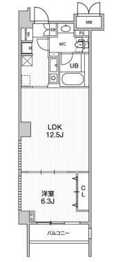 六本木デュープレックスエムズの間取り画像