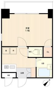 エシッド行徳の間取り画像