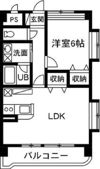 マンションエスポワールの間取り画像