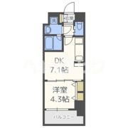スプランディッド新大阪キャトルの間取り画像