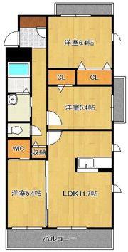MAST中井 A棟の間取り画像