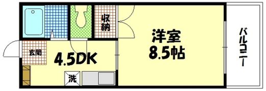 メゾン大通の間取り画像