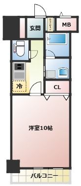 セレッソコート新大阪の間取り画像