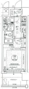 エステムコート中之島GATEⅡの間取り画像