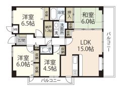 ヴェール牛田(506)の間取り画像