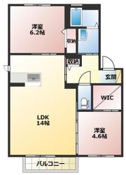 シャーメゾン宮内の間取り画像