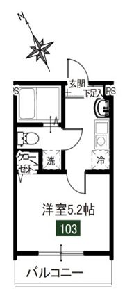 MELDIA屏風浦の間取り画像