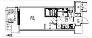 S-RESIDENCE大阪同心の間取り画像