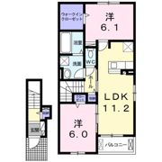モンフレール沖代の間取り画像