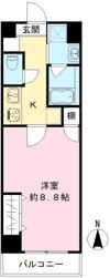 ヒルズ京都東の間取り画像