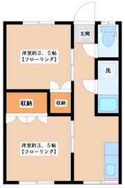 コーポ千代荘の間取り画像