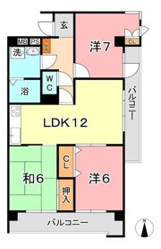 厚生町クラウンズマンションの間取り画像