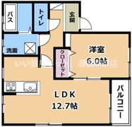 太陽ハイツ追分の間取り画像