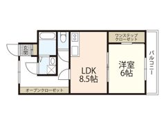 ドフラミンゴの間取り画像