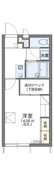 レオパレス乙多見 末広の間取り画像