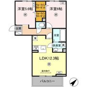 アーバンコート長嶺南の間取り画像