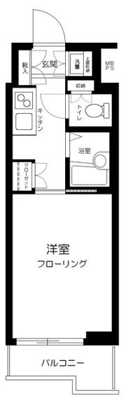 ルーブル池上3番館の間取り画像