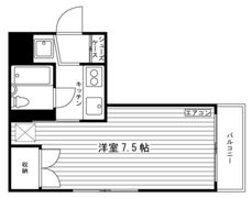 デューク伊福町の間取り画像