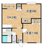 カーサK&Mの間取り画像