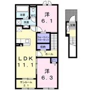 フェリーチェ Bの間取り画像