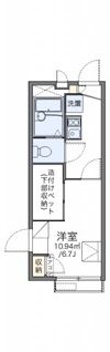 レオパレスメゾンヒーリングの間取り画像
