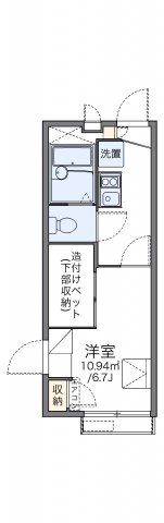 レオパレスメゾンヒーリングの間取り画像