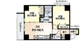 ルーチェ桜川の間取り画像
