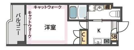 カルム東豊中の間取り画像