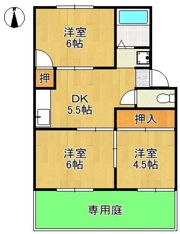ルミエール曽根B棟の間取り画像