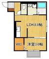 Fuga陣山の間取り画像
