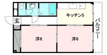 コーポ永田の間取り画像