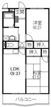 シンフォニー三和Ⅱの間取り画像