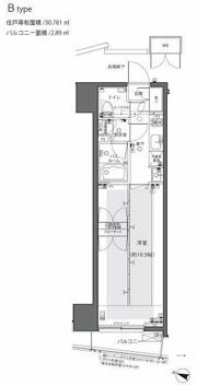 ZOOM都庁前の間取り画像