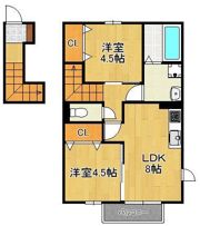 プレミールNakamaVの間取り画像