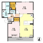 エスポワール沼影の間取り画像