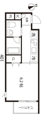 アリカ押上の間取り画像