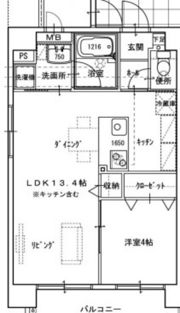 ピアグロリア東古松の間取り画像