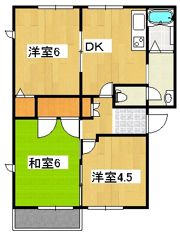 シャルマンBの間取り画像