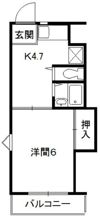 サンリバーハイツの間取り画像