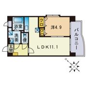 ピュア博多駅南壱番館の間取り画像