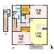 グランドソレーユⅡ A棟の間取り画像