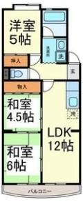 サンパーク大鐘の間取り画像